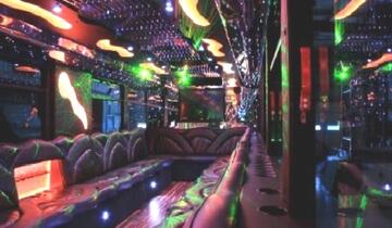 Limo Party bus Interior